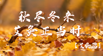 【健康/艾灸】秋盡冬來(lái)，艾灸正當(dāng)時(shí)——解鎖季節(jié)交替的養(yǎng)生密碼！