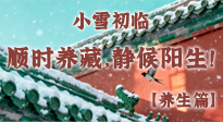 【節(jié)氣養(yǎng)生】小雪初臨：順時養(yǎng)藏，靜候陽生！